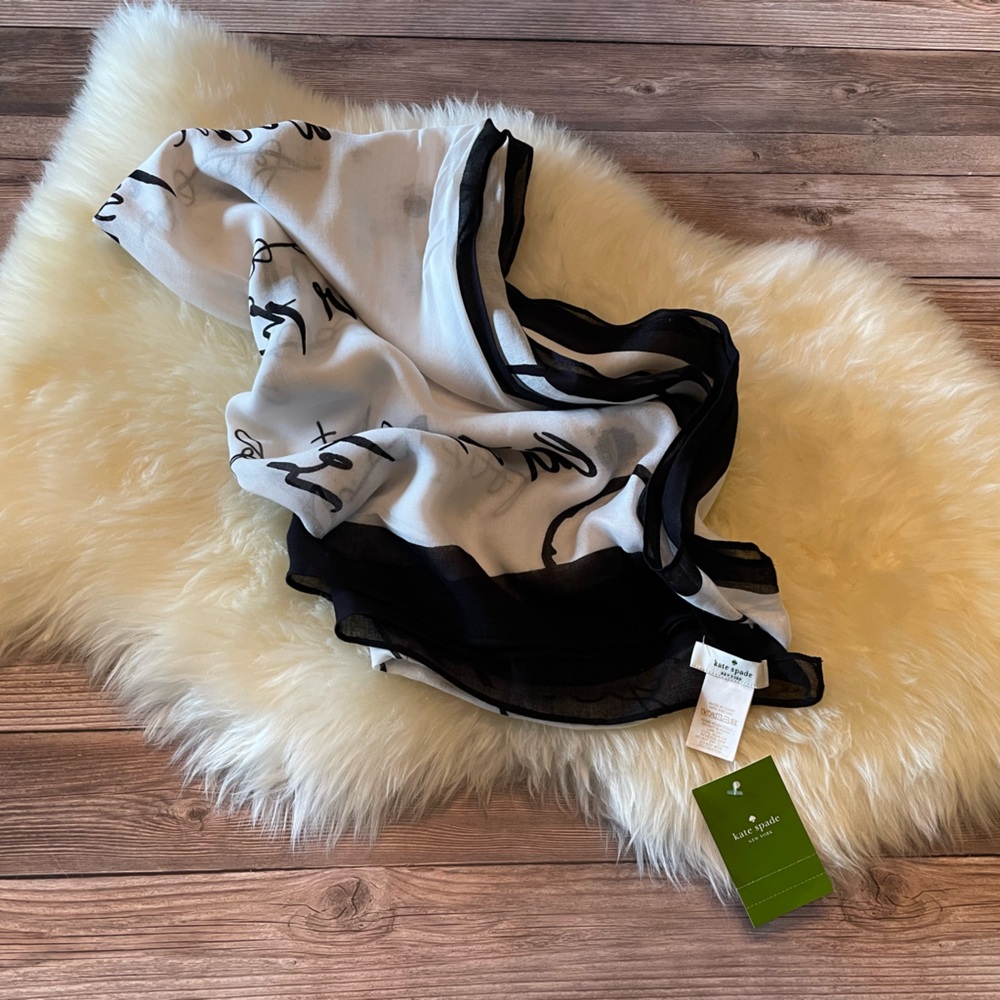 Kate Spade New Years Resolutions scarf